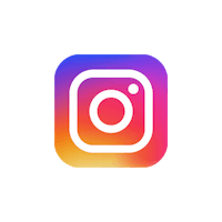 the instagram logo on a black background