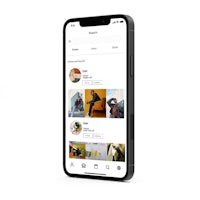 instagram's mobile app is displayed on a phone screen