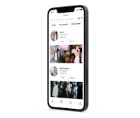 the instagram app is displayed on an iphone